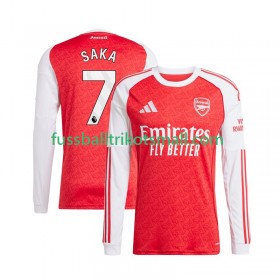 Fußballtrikots Arsenal Bukayo Saka 7 2025-2026 Langarm Heimtrikotsatz kaufen